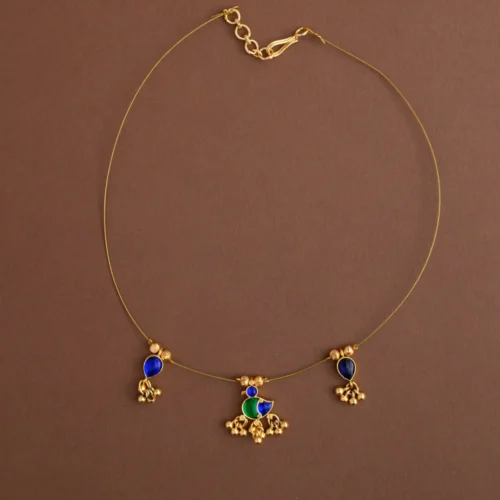 Jadau invisible neckpiece- Gla