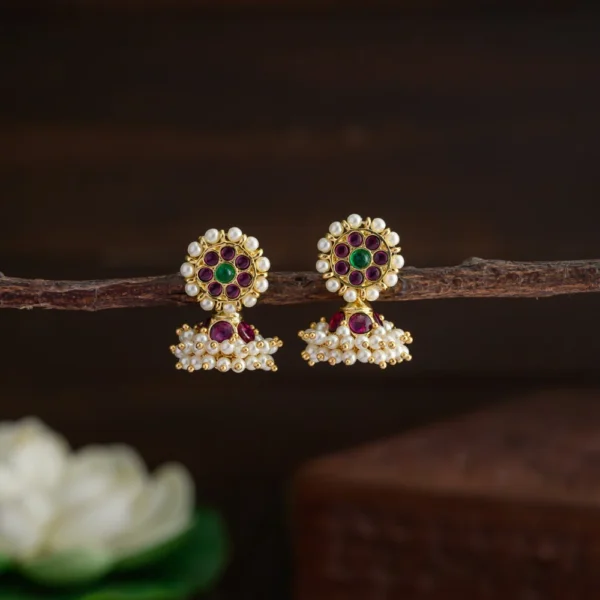 Anicham real kempu jhumkas