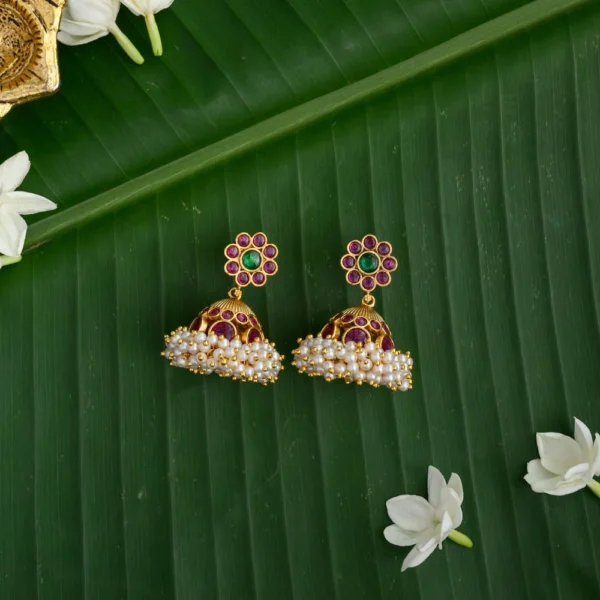 Kempu traditional floral attigai - Image 2