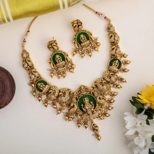 Nagasi temple designer neckpiece