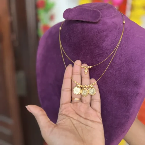 Dual layered invisible neckpiece [ coin ]- Gla