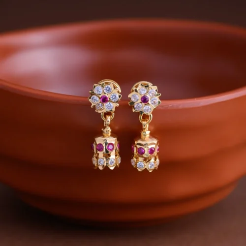Impon jhumka- sobhi