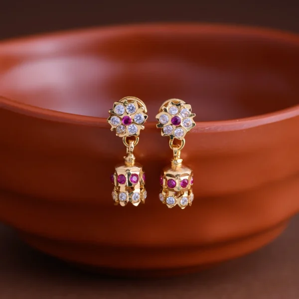 Impon jhumka- sobhi