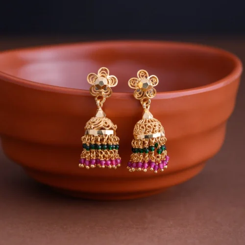Impon jhumka- sobhi