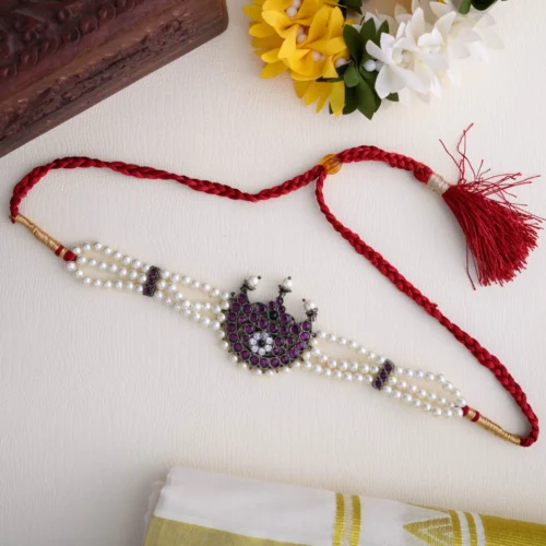 Anicham choker - Black silver
