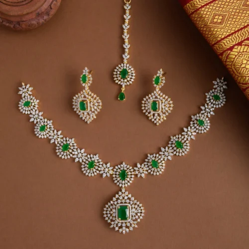 Anushka diamond inspired neckpiece set