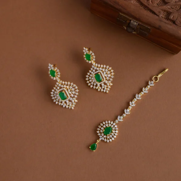 Anushka diamond inspired neckpiece set - Image 2