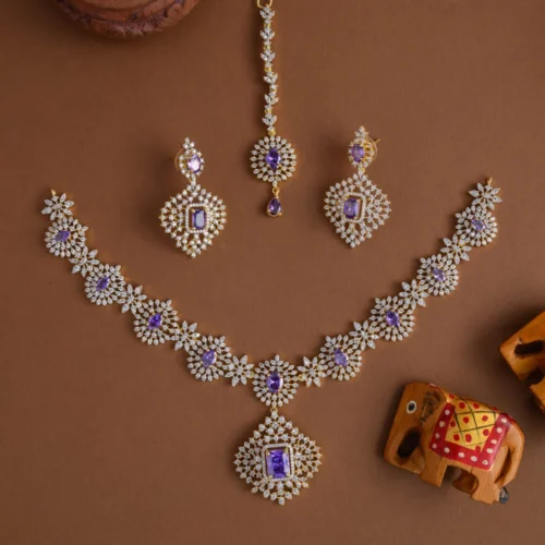 Anushka diamond inspired neckpiece set