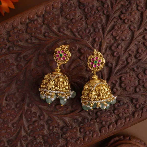 Temple designer nagas neckpiece set - Image 2