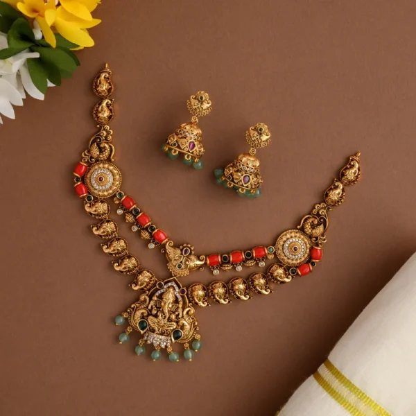 Angaraka ganapathi neckpiece