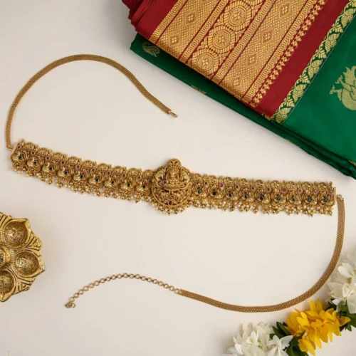 Bridal temple designer hipchain