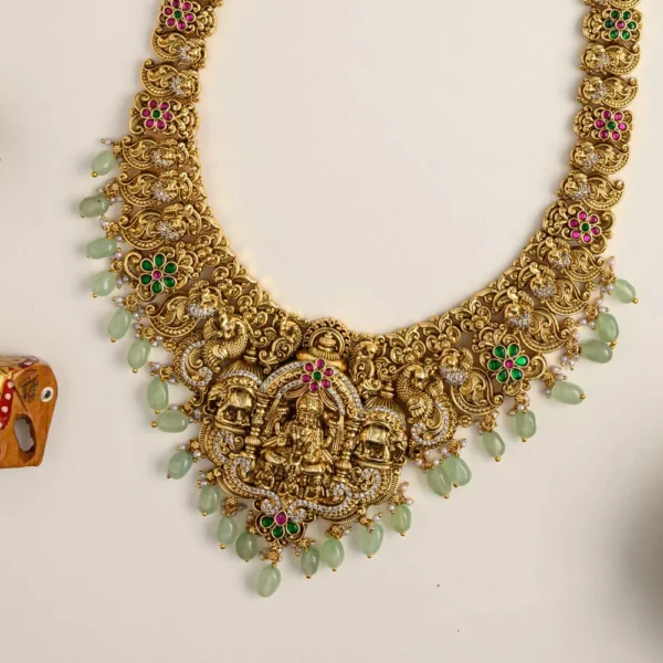 Temple designer nagas haaram set - Image 2