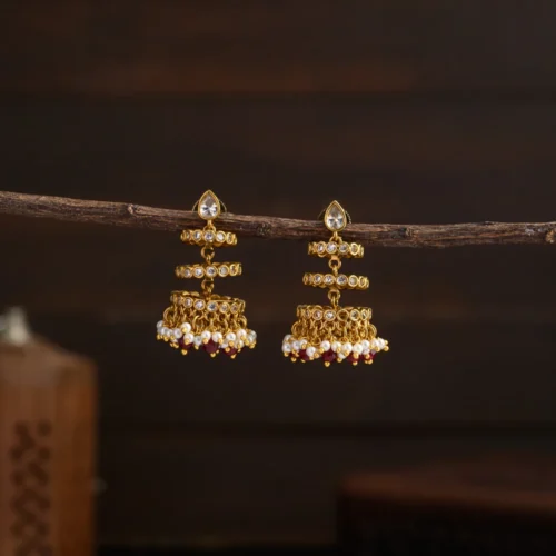 Layered jhumka